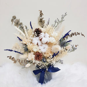 Everlasting Bloom Vase - Cream - Happy Florals