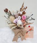 Everlasting Rustic Bloom Vase - Happy Florals