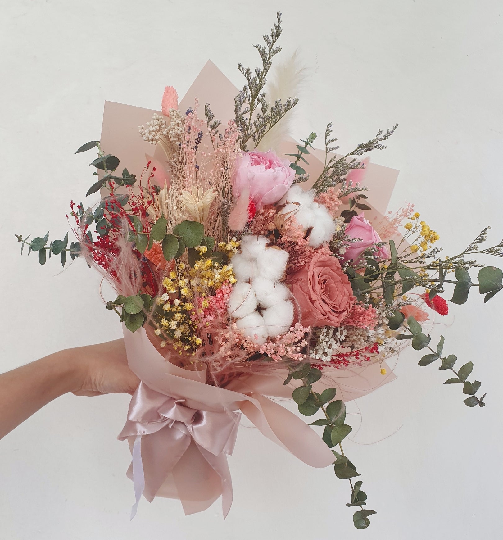 Dusty Pink - Happy Florals