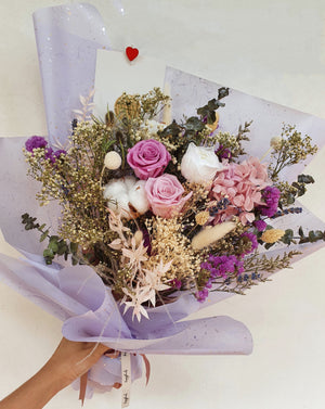 Shades of Purple - Happy Florals