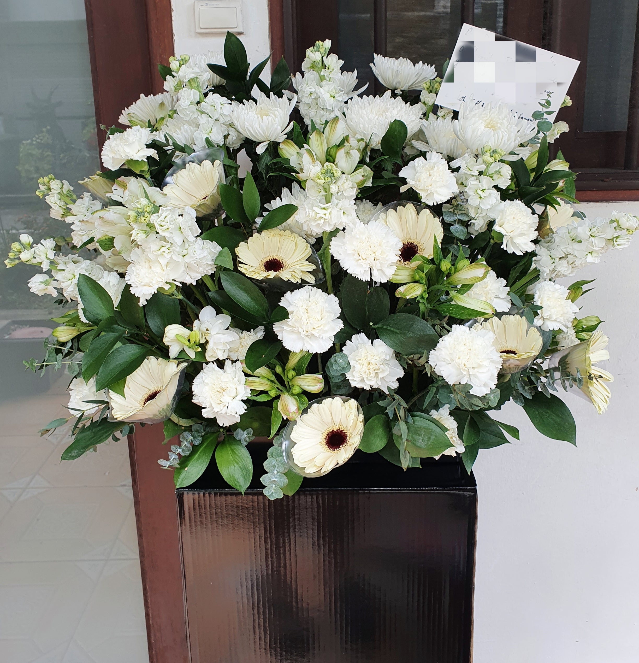 Condolence Stand - Happy Florals