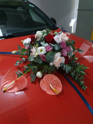 Bridal Car Decoration – Happy Florals
