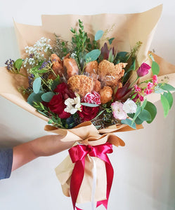 9 PCs Fried Chicken Bouquet - Happy Florals